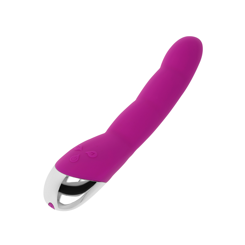 VIBRATEUR OHMAMA 6 MODES ET 6 VITESSES - VIOLET 21.5 CM