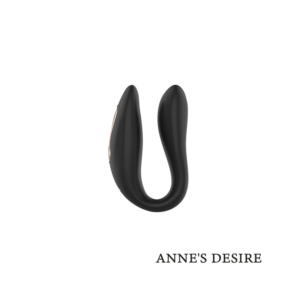 ANNEŽS DESIRE DUAL PLEASURE WIRELESS TECHNOLOGY WATCHME BLACK