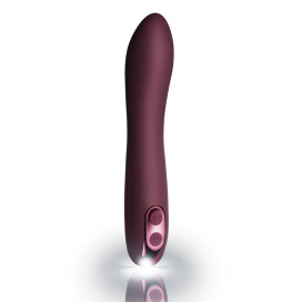 ROCKS-OFF GIAMO RECHARGEABLE VIBRATOR - BURGUNDY