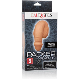 CALEX EMBALLAGE SILICONE PÉNIS 12.75CM CARAMEL