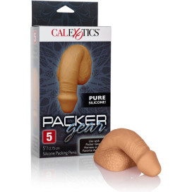 CALEX EMBALLAGE SILICONE PÉNIS 12.75CM CARAMEL