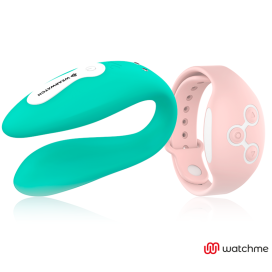 WEARWATCH TECHNOLOGIE DUAL PLEASURE WATCHME DROIT AQUAMARINE / PINK