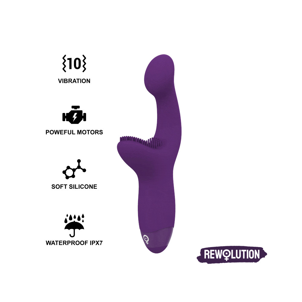 REWOLUTION REWOKISS VIBRATING A-SPOT STIMULATOR