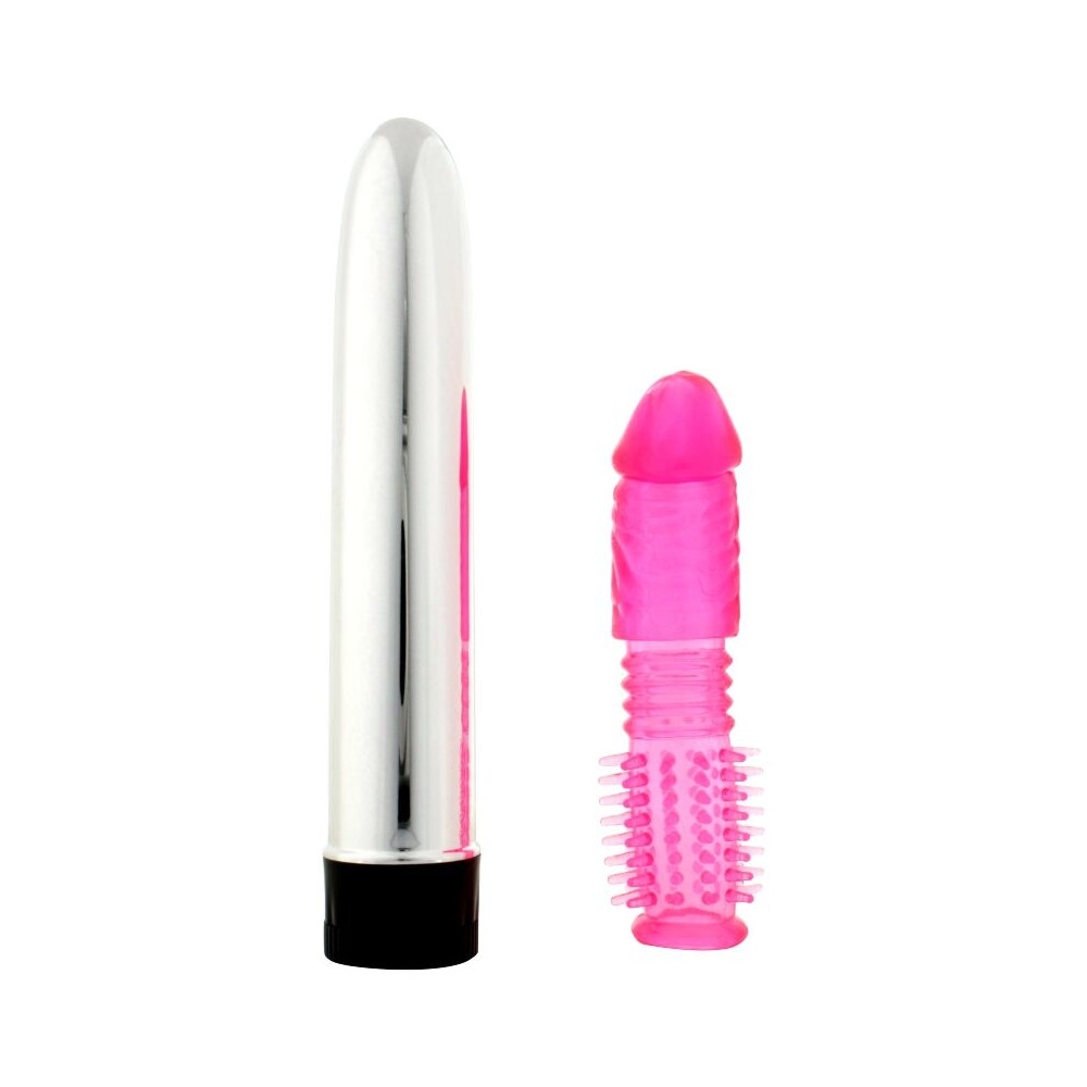 SEVENCREATIONS TWINZ VIBRATEUR AVEC COUVERCLE STIMULATEUR