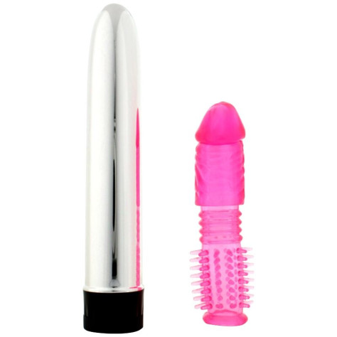 SEVENCREATIONS TWINZ VIBRATEUR AVEC COUVERCLE STIMULATEUR