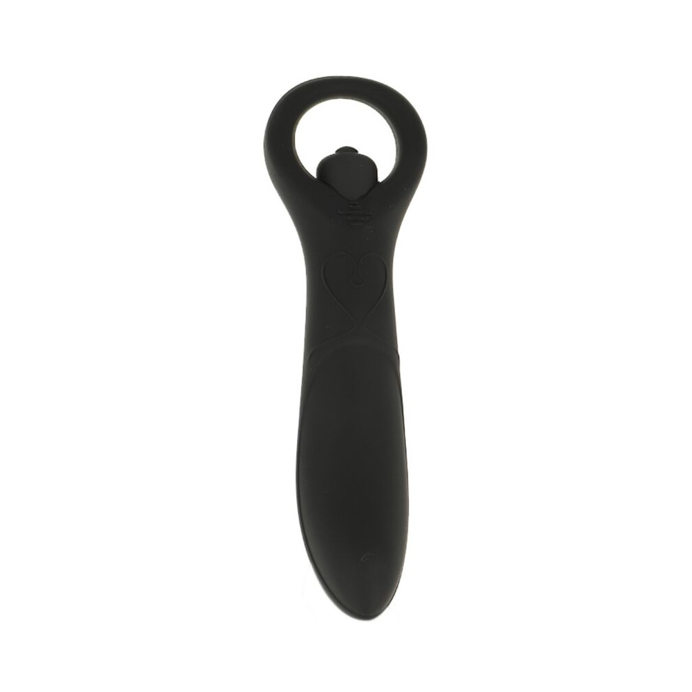 VIBRATEUR SILICONE OHMAMA AVEC ANNEAU ERGONOMIQUE 11 CM