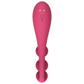 SATISFYER TRI BALL 1 MULTI VIBRATOR - RED