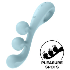 SATISFYER TRI BALL 2 MULTI VIBRATOR - BLUE