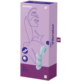 SATISFYER TRI BALL 2 MULTI VIBRATOR - BLUE