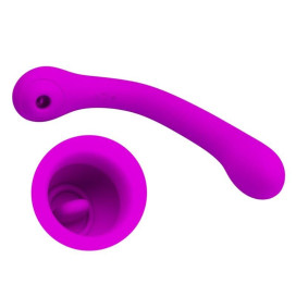 PRETTY LOVE ALEX VIBRATEUR ET STIMULATEUR - PURPLE