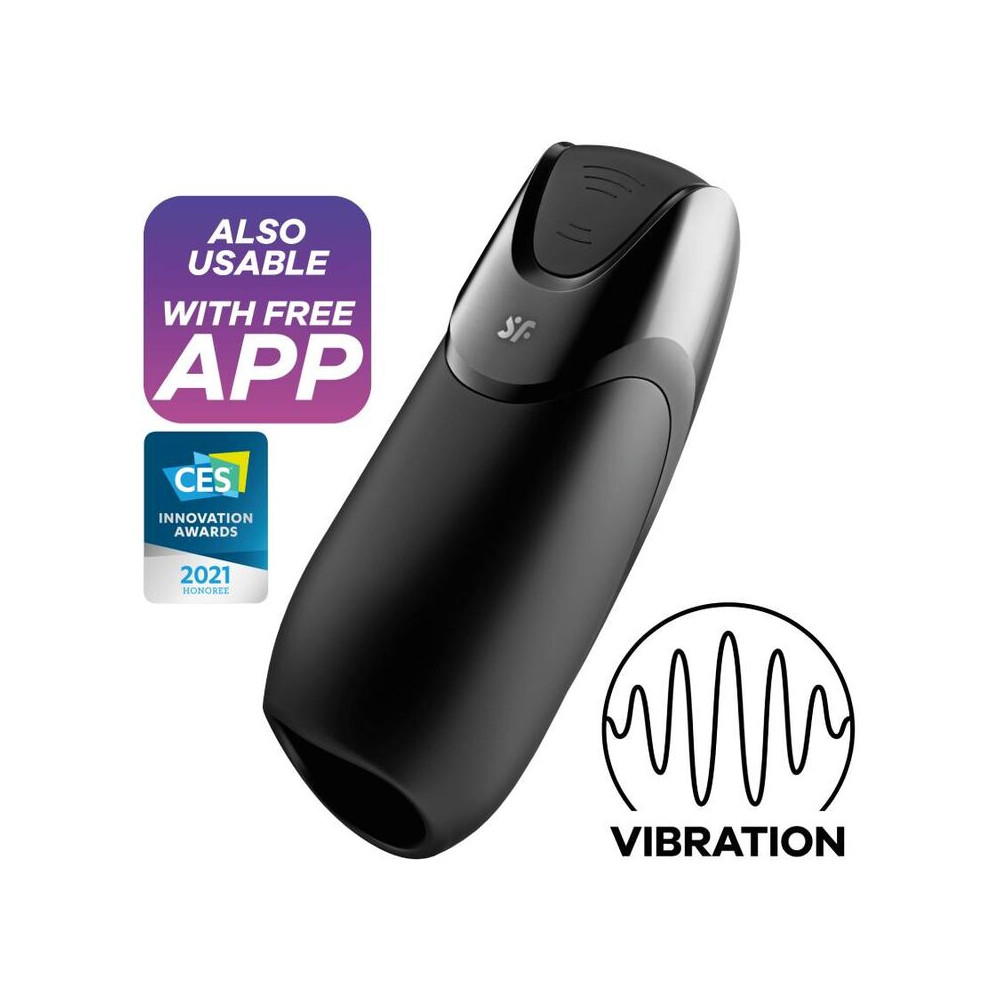 SATISFYER MEN VIBRATION+ - BLACK