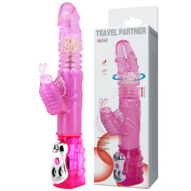 PARTENAIRE DE VOYAGE ROTATOR UP DOWN RABBIT ROSE