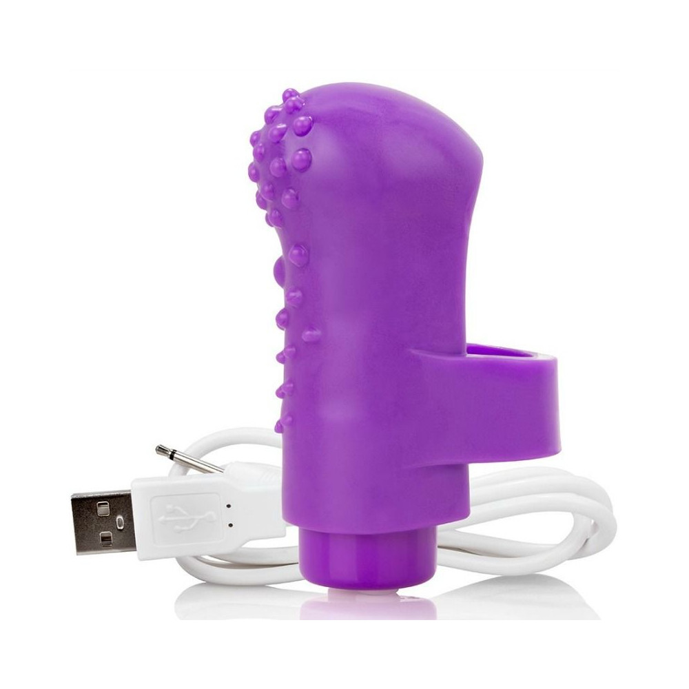 SCREAMING O RECHARGEABLE FINGER VIBE FING O PURPLE