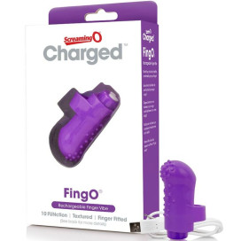 SCREAMING O RECHARGEABLE FINGER VIBE FING O PURPLE