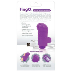 SCREAMING O RECHARGEABLE FINGER VIBE FING O PURPLE