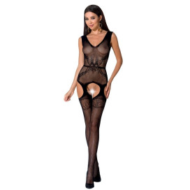 PASSION WOMAN BS062 BODYSTOCKING BLACK UN SIZE