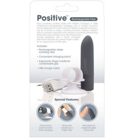 SCREAMING O RECHARGEABLE MASSAGER - POSITIVE - GREY