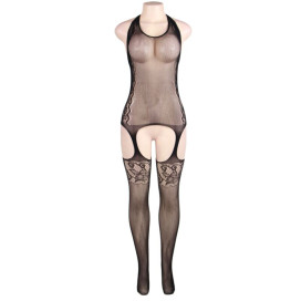 QUEEN LINGERIE DENTELLE BODYSTOCING SL