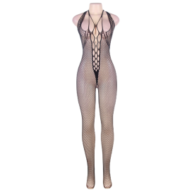 QUEEN LINGERIE DOS NU ET DOS OUVERT BODYSTOCKING SL