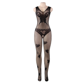 QUEEN LINGERIE BUTTERLFY MOTIFS BODYSTOCKING SL