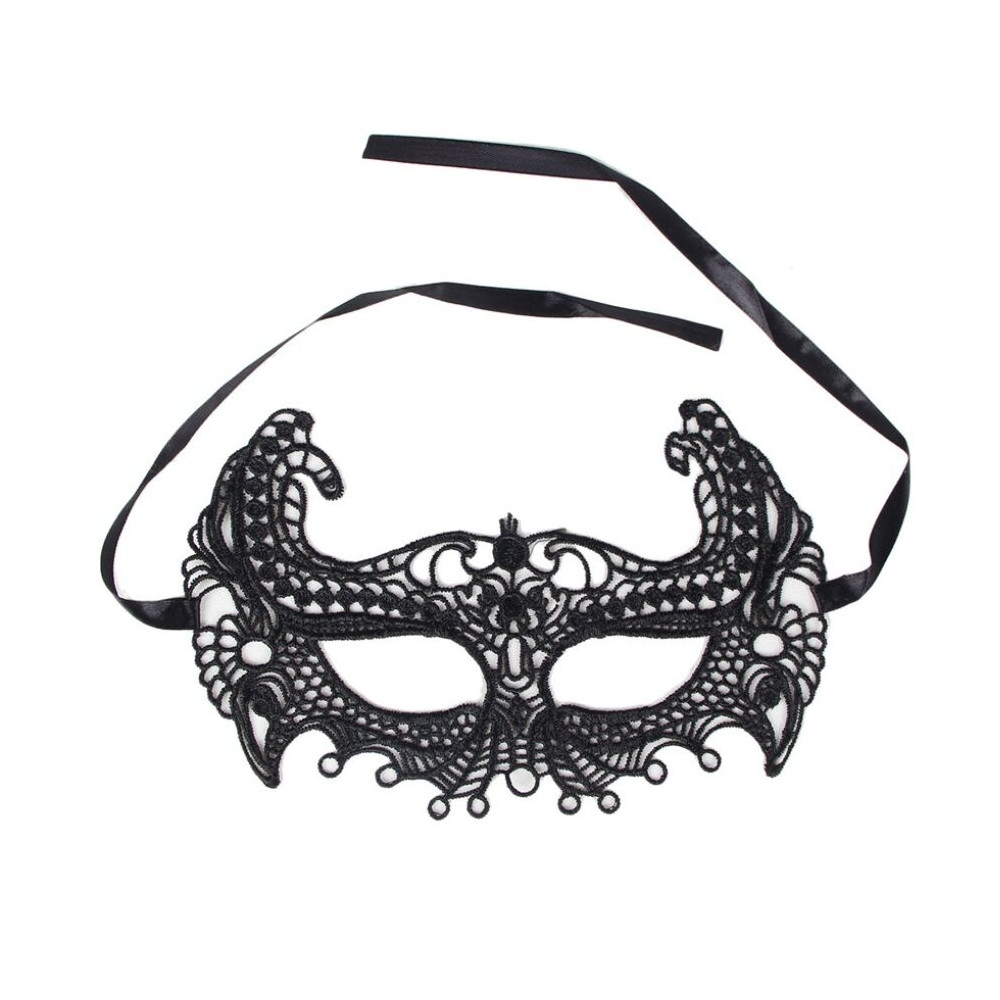 MASQUE QUEEN LINGERIE NOIR TAILLE UNIQUE