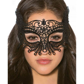 MASQUE QUEEN LINGERIE NOIR TAILLE UNIQUE