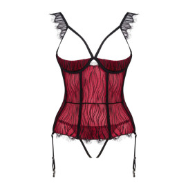 OBSESSIVE - CORSET ET STRING DENISSA XL/XXL