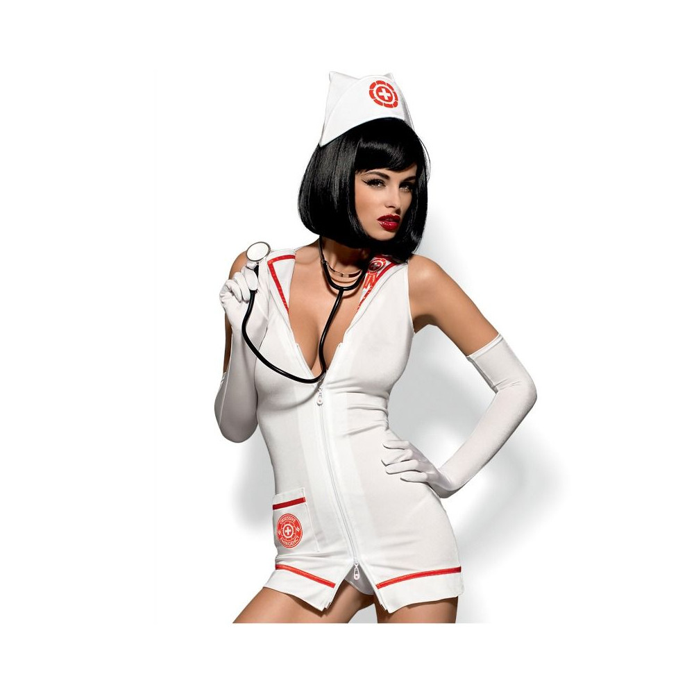 OBSESSIVE - EMERGENCY DRESS WITH STETHOSCOPE S/M