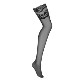 OBSESSIVE - STOCKINGS 810-STO-1 BLACK L/XL