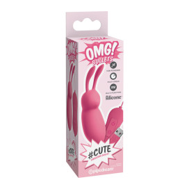 OMG CUTE RABBIT POWERFUL PINK VIBRATOR USB