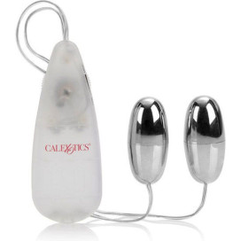 DUO DE BALLES VIBRANTES CALEX ARGENT