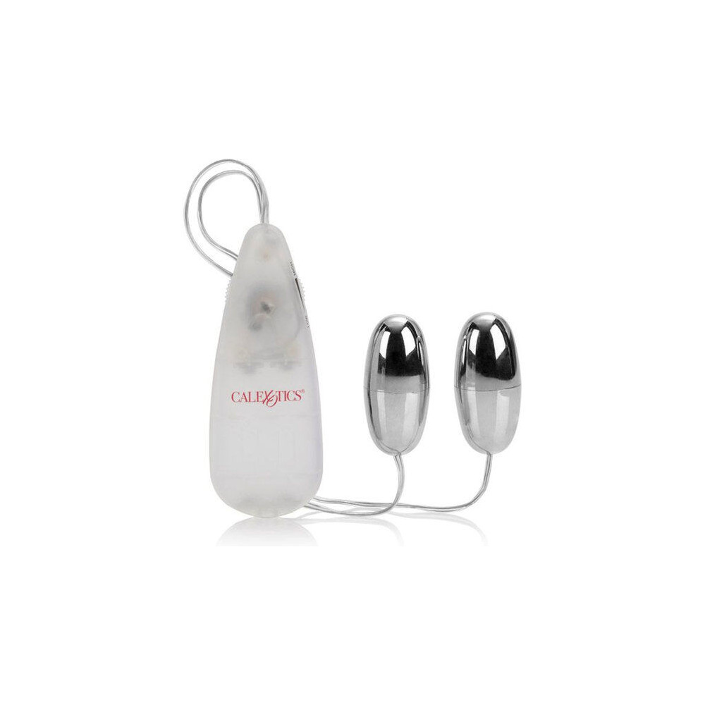 DUO DE BALLES VIBRANTES CALEX ARGENT