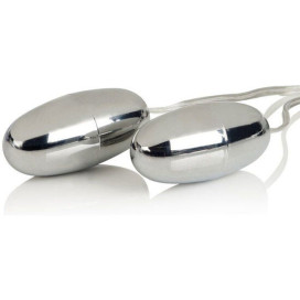 DUO DE BALLES VIBRANTES CALEX ARGENT