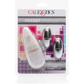 DUO DE BALLES VIBRANTES CALEX ARGENT