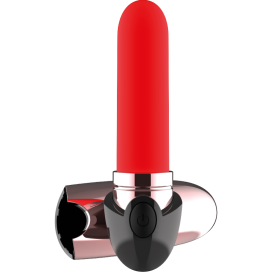 COQUETTE CHIC DESIRE VIBRATEUR RECHARGEABLE ROUGE A LÈVRES NOIR/ OR