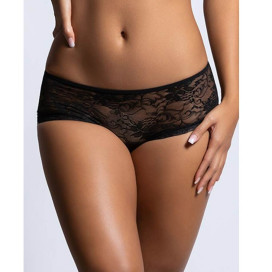 QUEEN LINGERIE CULOTTE DENTELLE FLORALE DOS OUVERT L / XL