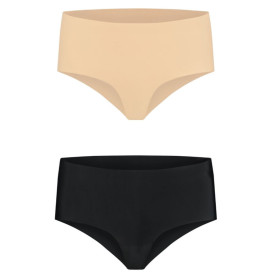 BYE BRA CULOTTE HAUTE INVISIBLE PACK DE 2 XL